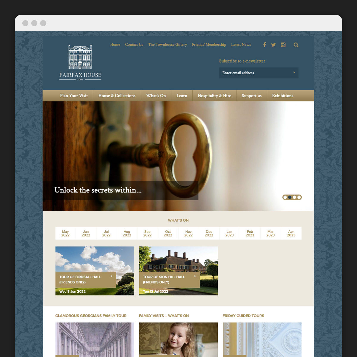 Fairfax House Homepage