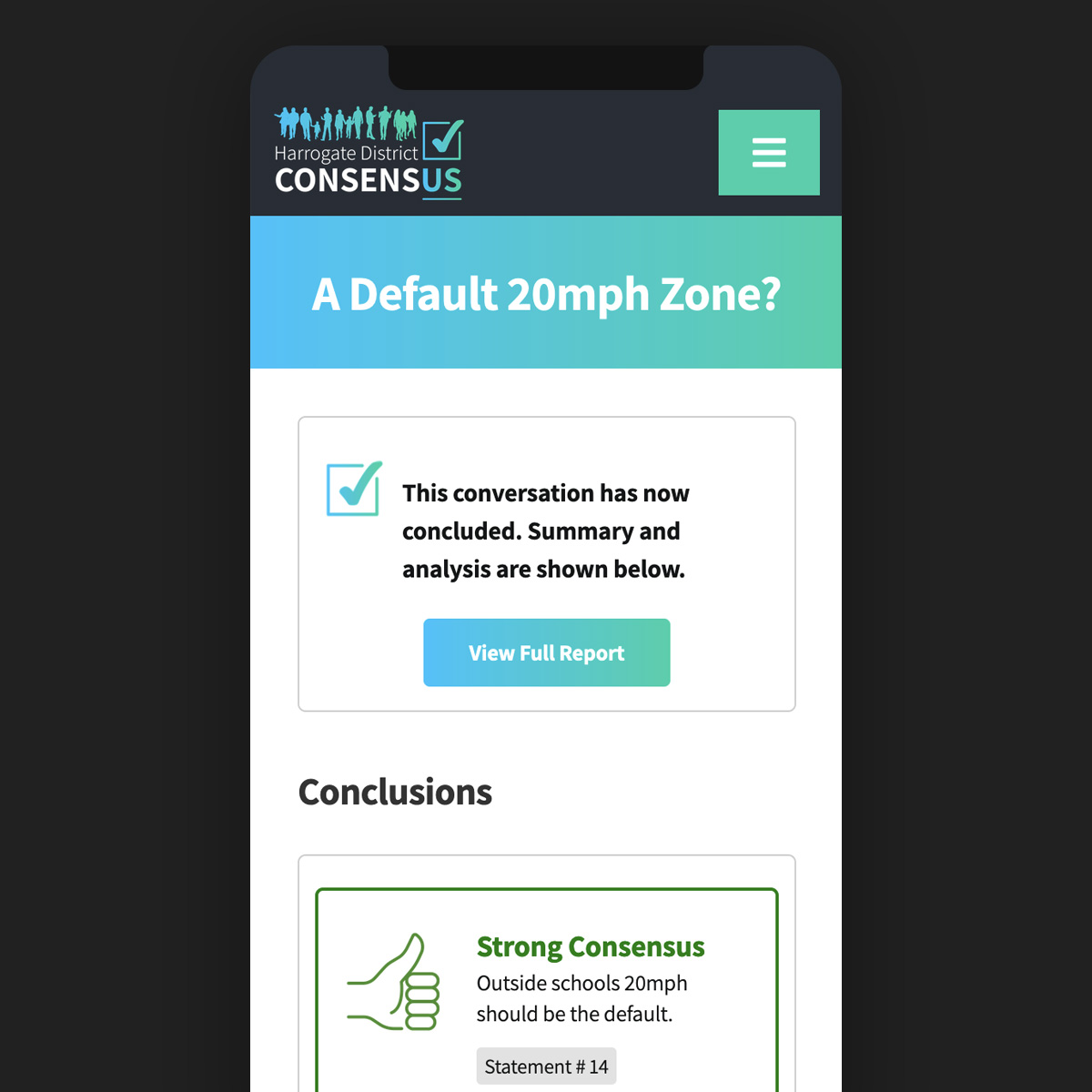 Harrogate District Consensus Mobile